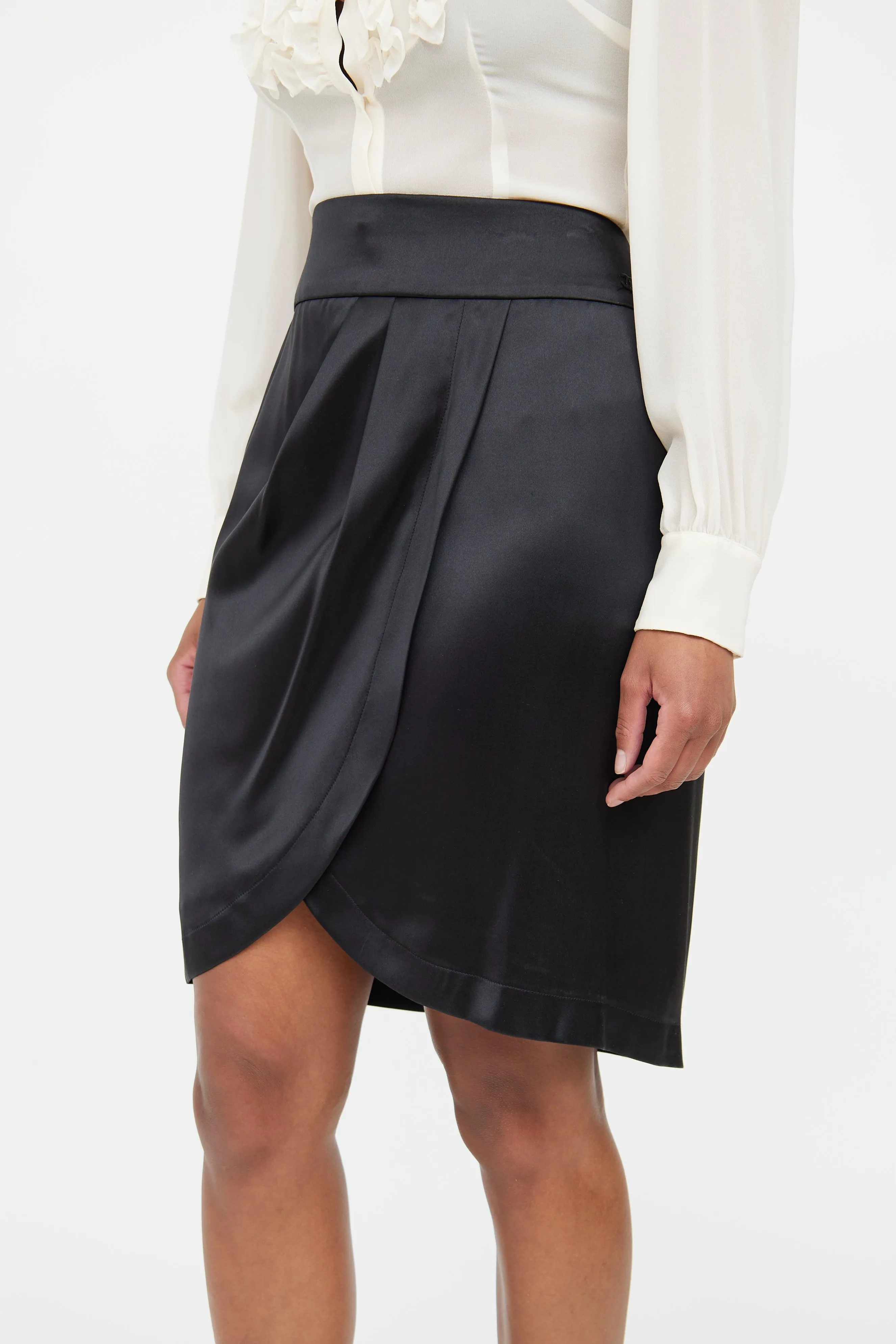 2006 Silk Draped Skirt