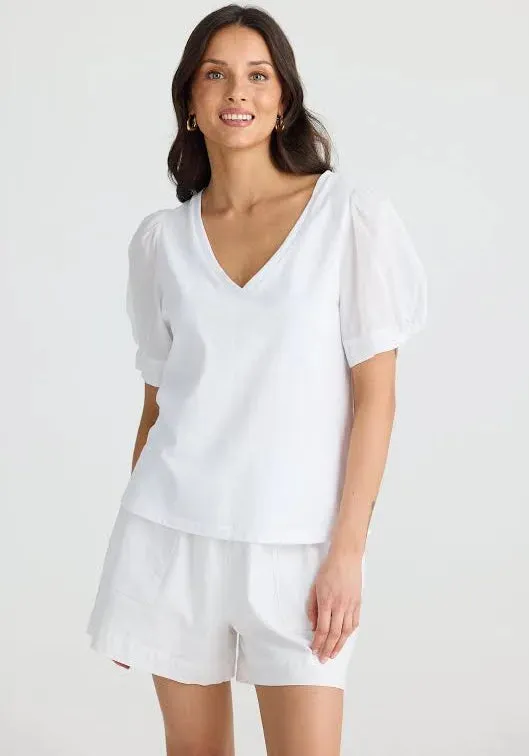 Abigal V-Neck Tee
