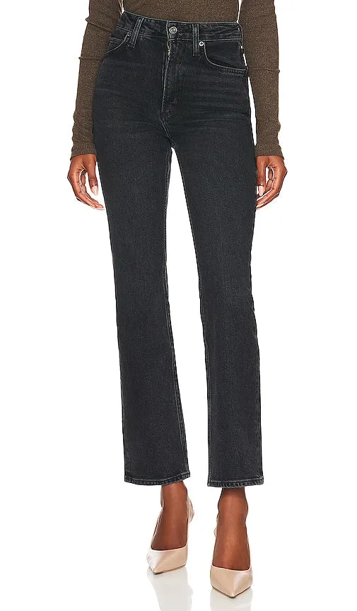 AGOLDE Vintage High Rise Bootcut in Black