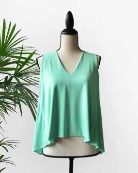 Audrina V-Neck Jersey Top