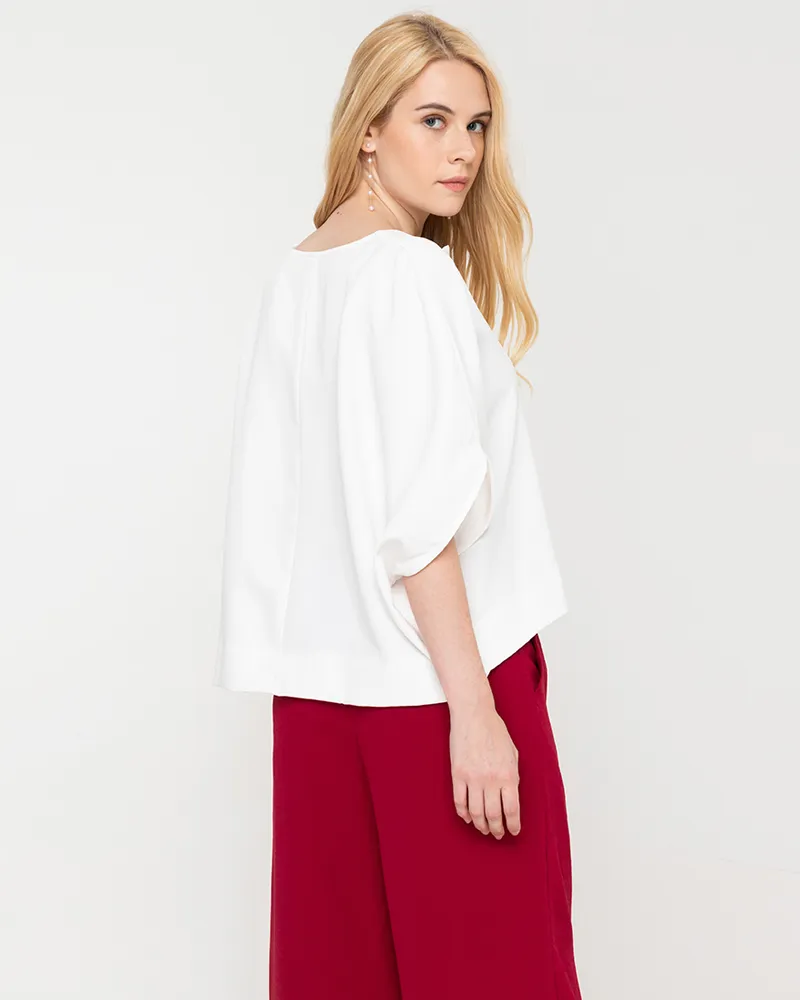 Avery V-Neck Neocrepe Top