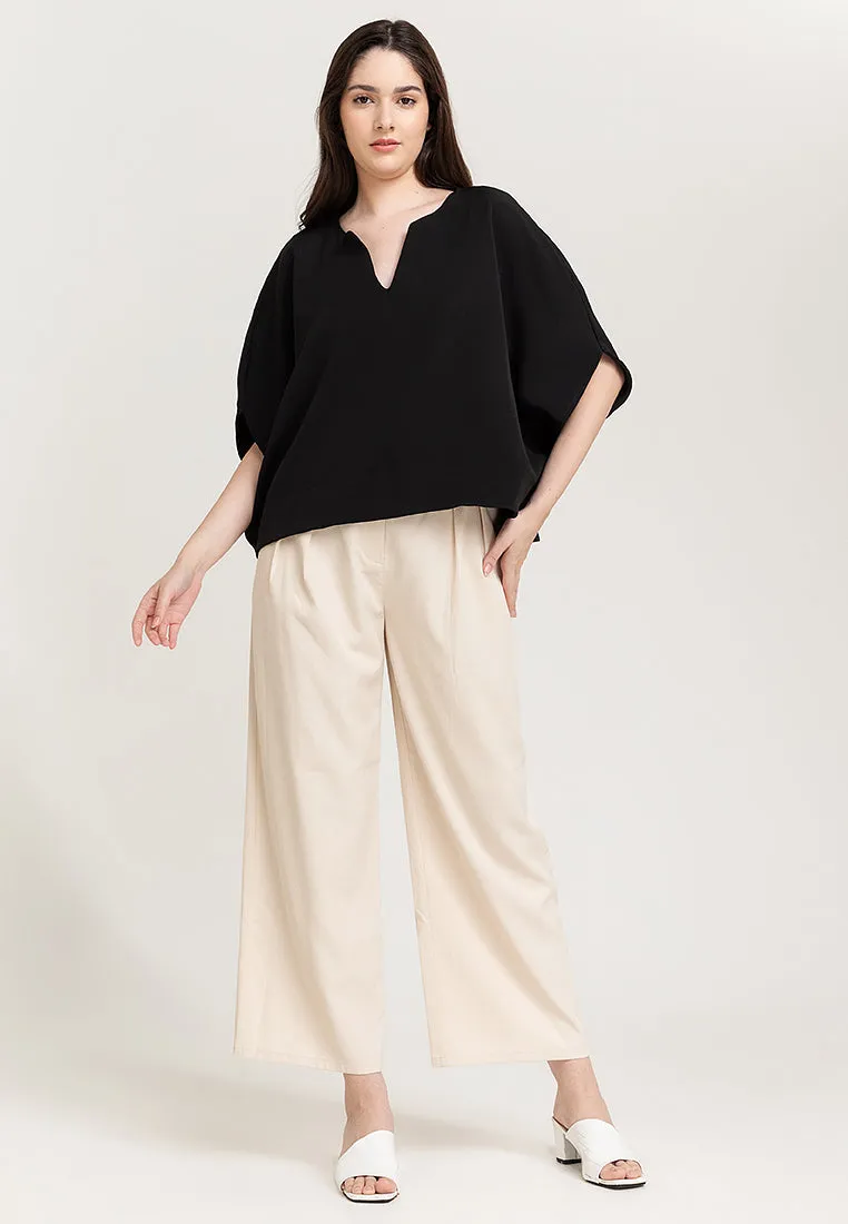 Avery V-Neck Neocrepe Top