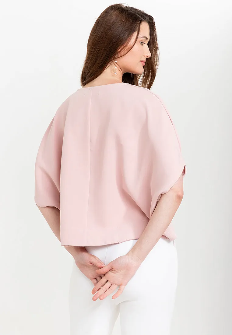 Avery V-Neck Neocrepe Top