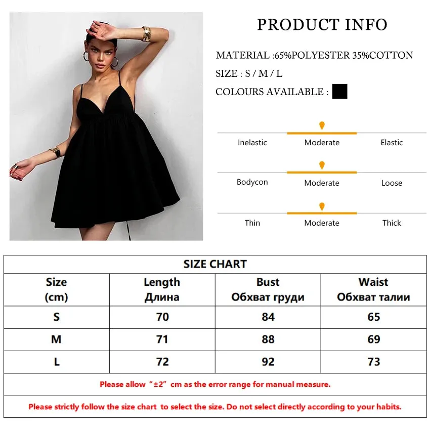 Backless Tent Dress for Summer Gatherings