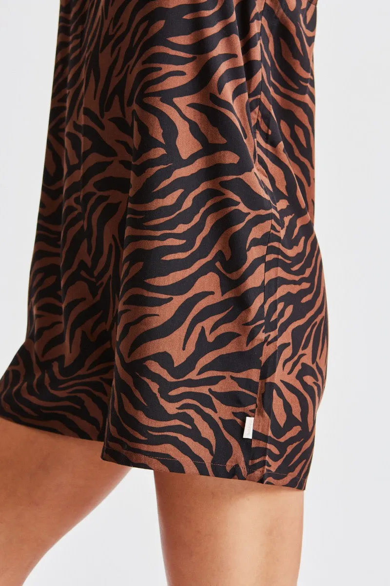 Christy Romper - Zebra