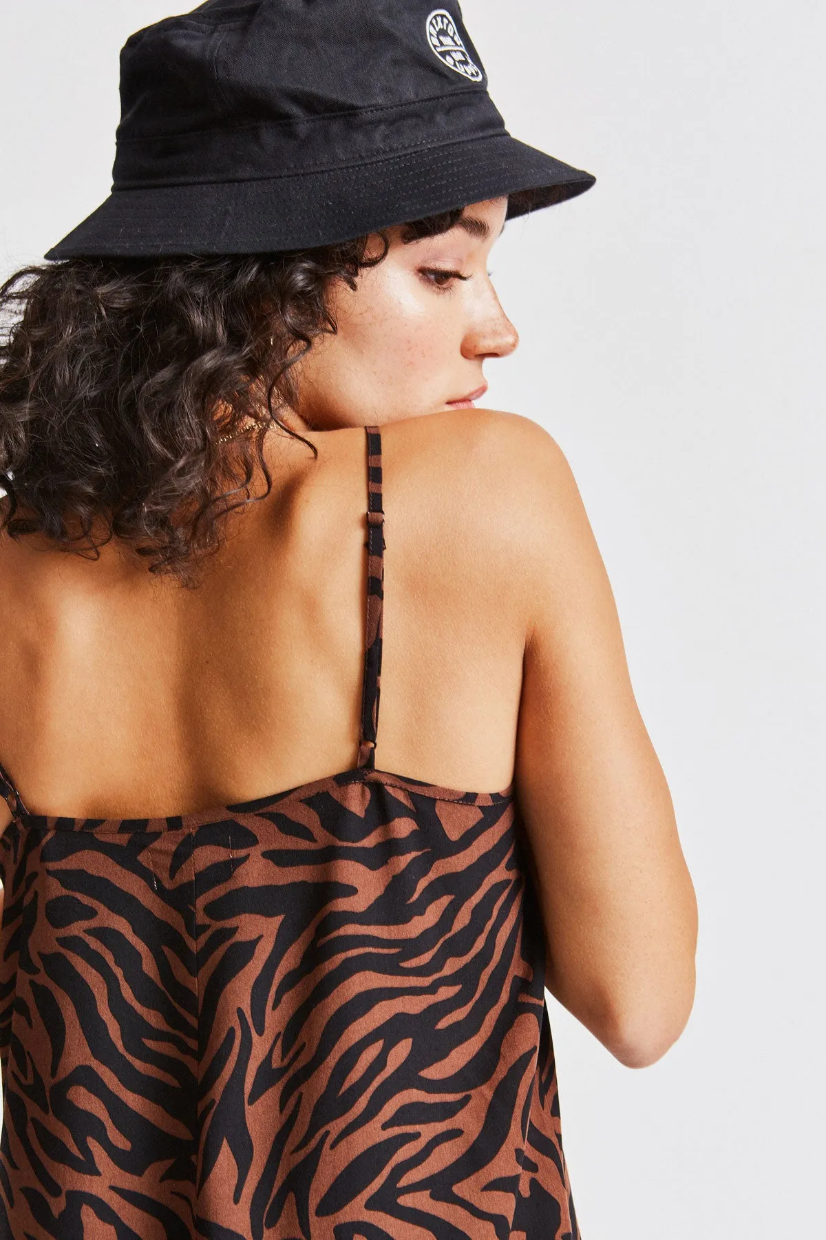 Christy Romper - Zebra