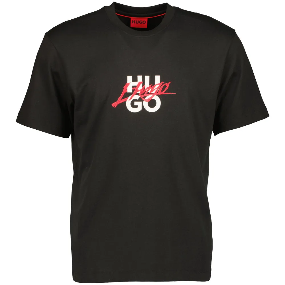 Cotton-Jersey Double Logo T-Shirt