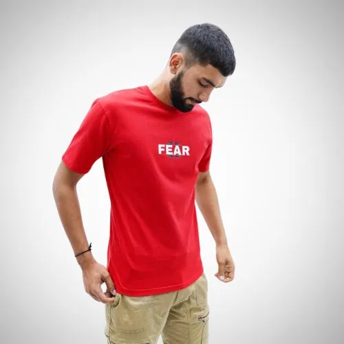 Demon Wear's "Feminist" "Reality" "Fear" Graphic T-Shirt Combo Pack Of 3 for Him