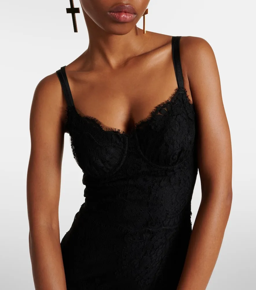 Dolce&Gabbana Chantilly lace slip dress
