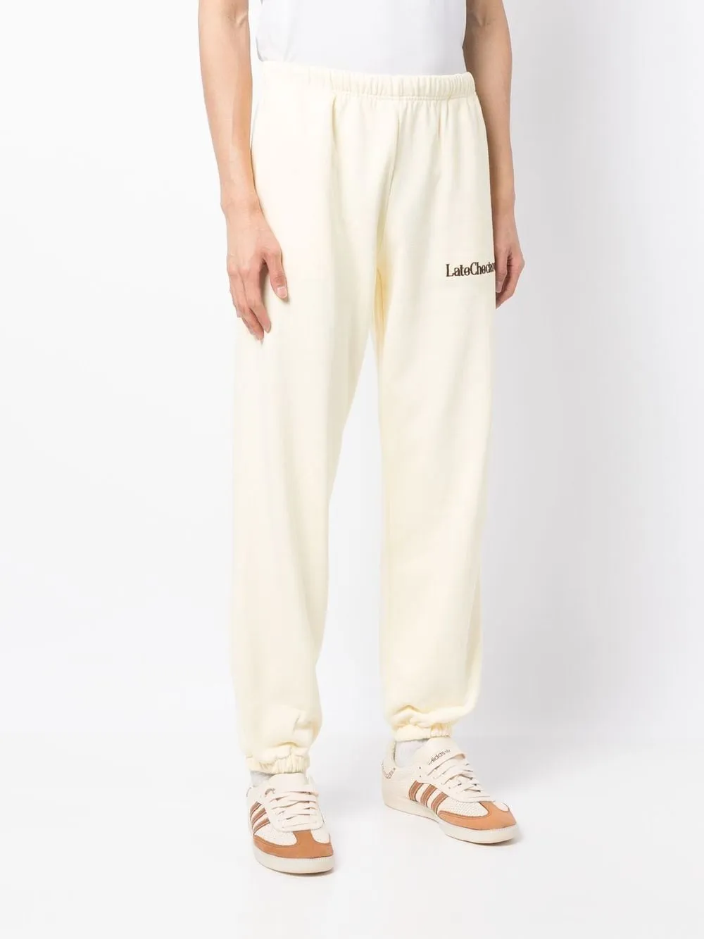 Embroidered-Logo Track Pants