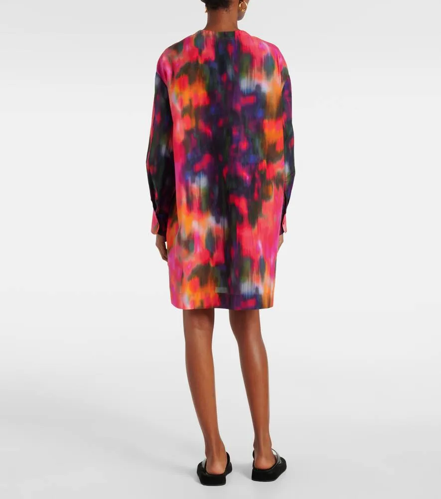 Eres Galaxie cotton and silk shirt dress