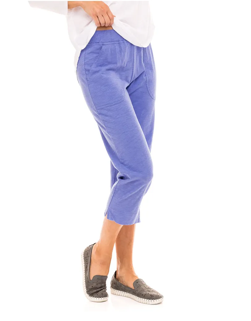 Escape by Habitat Textured Peruvian Cotton On The Go Capri