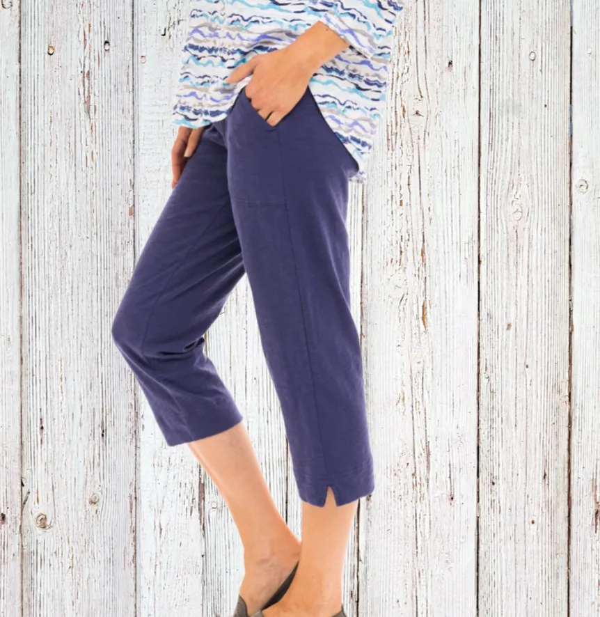 Escape by Habitat Textured Peruvian Cotton On The Go Capri