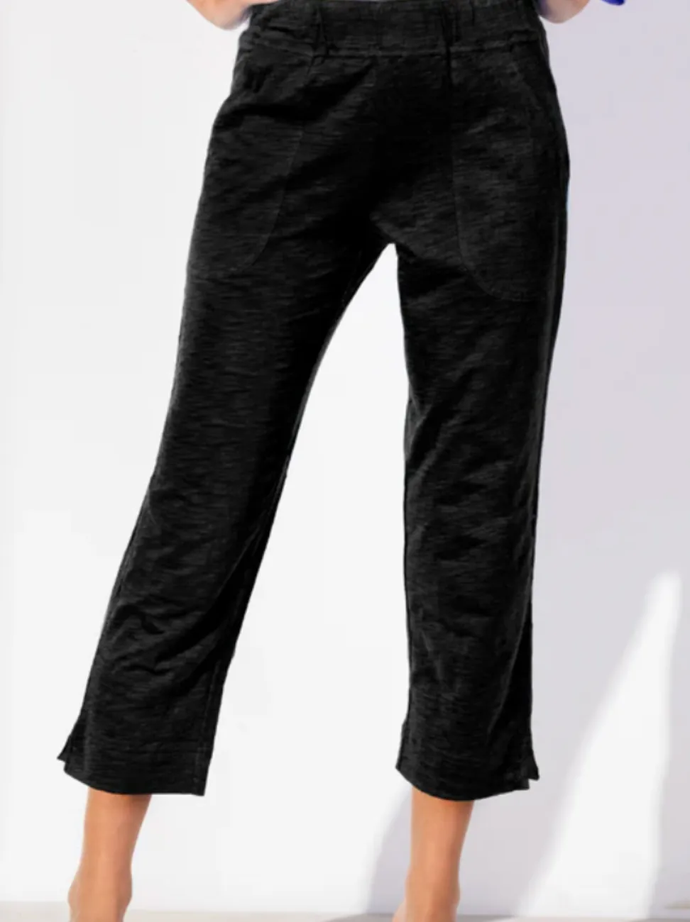 Escape by Habitat Textured Peruvian Cotton On The Go Capri