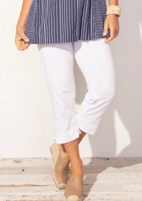 Escape by Habitat Textured Peruvian Cotton On The Go Capri