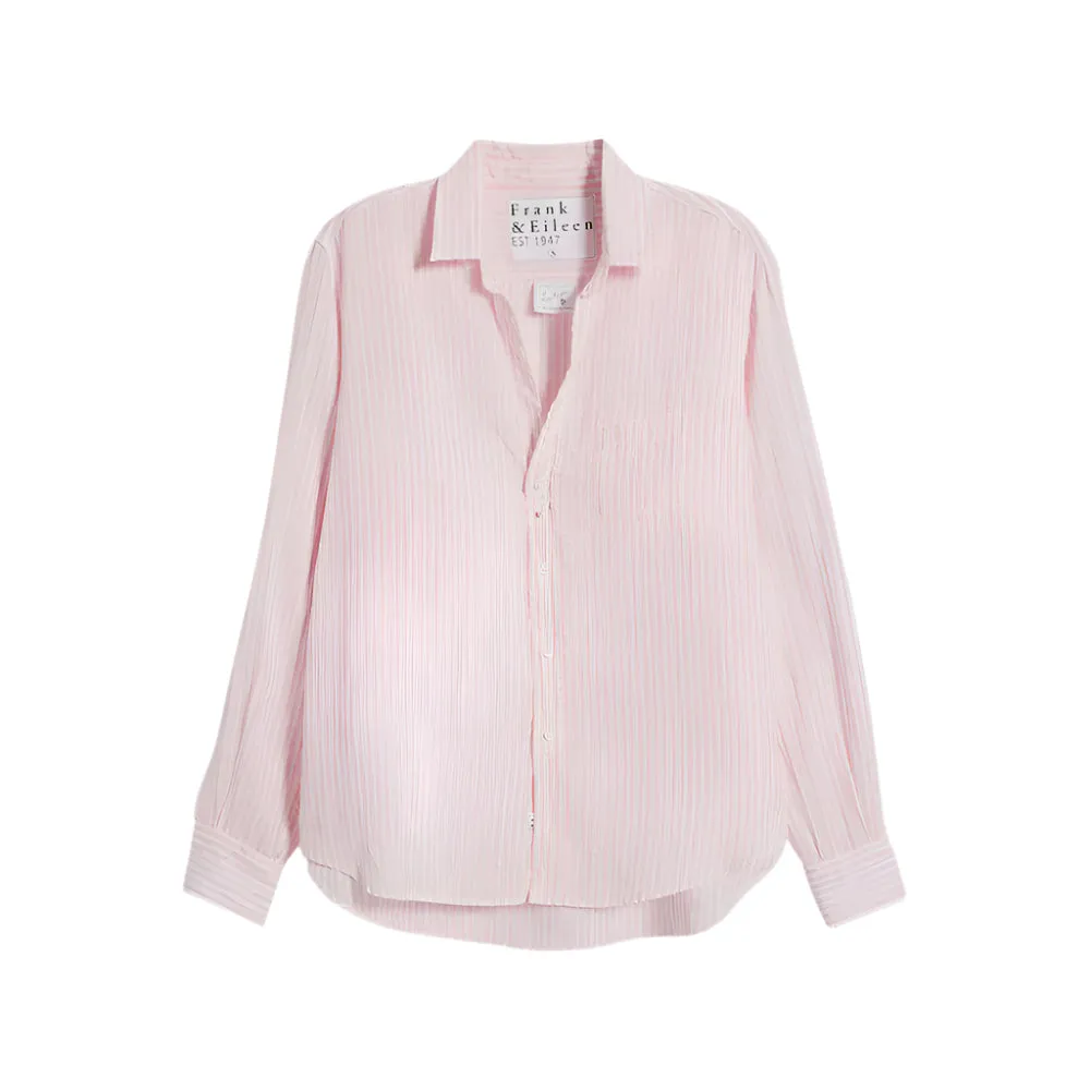 Frank and Eileen 'Eileen' Shirt in Pink Stripe
