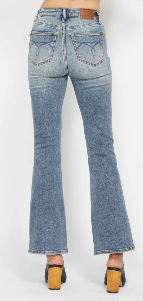 Judy Blue HW Tummy Control (Short Inseam) Bootcut Jeans