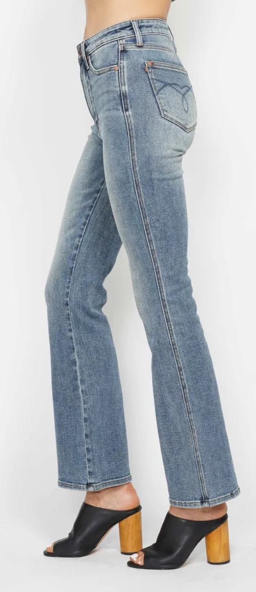 Judy Blue HW Tummy Control (Short Inseam) Bootcut Jeans