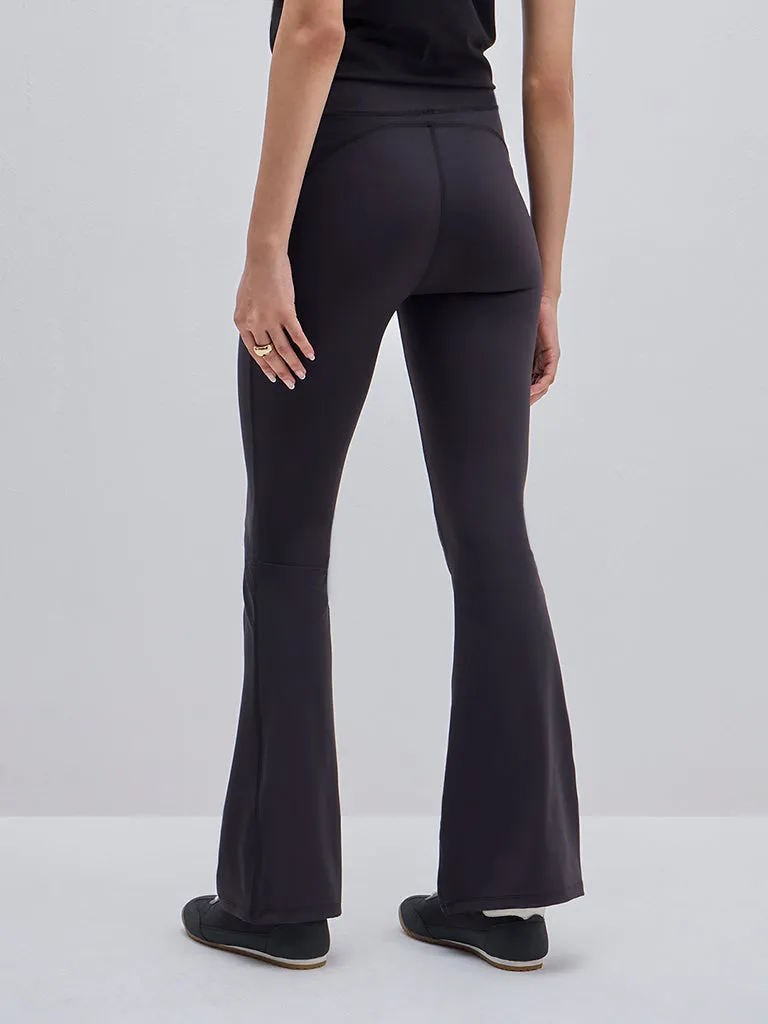 LOV Black Bootcut High-Rise Pants