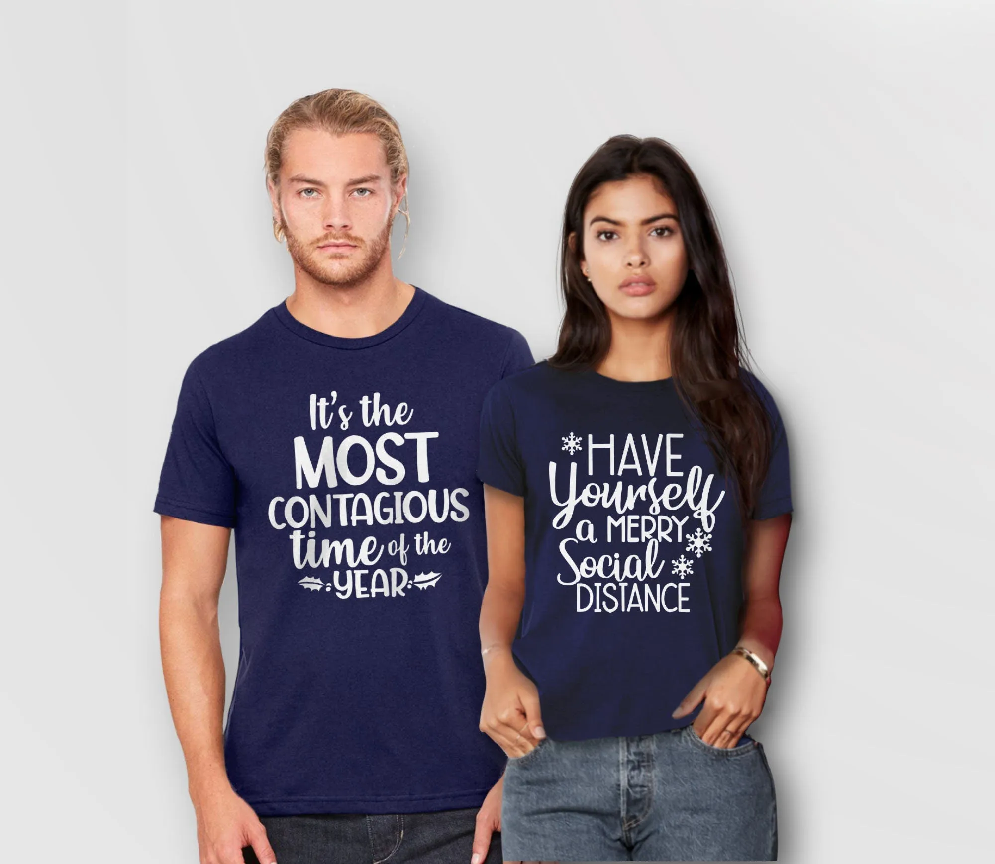 Quarantine Christmas Shirts for Couples