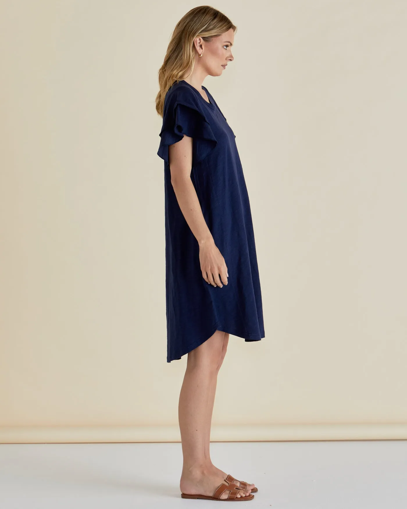 Sydney Tee Dress - Navy