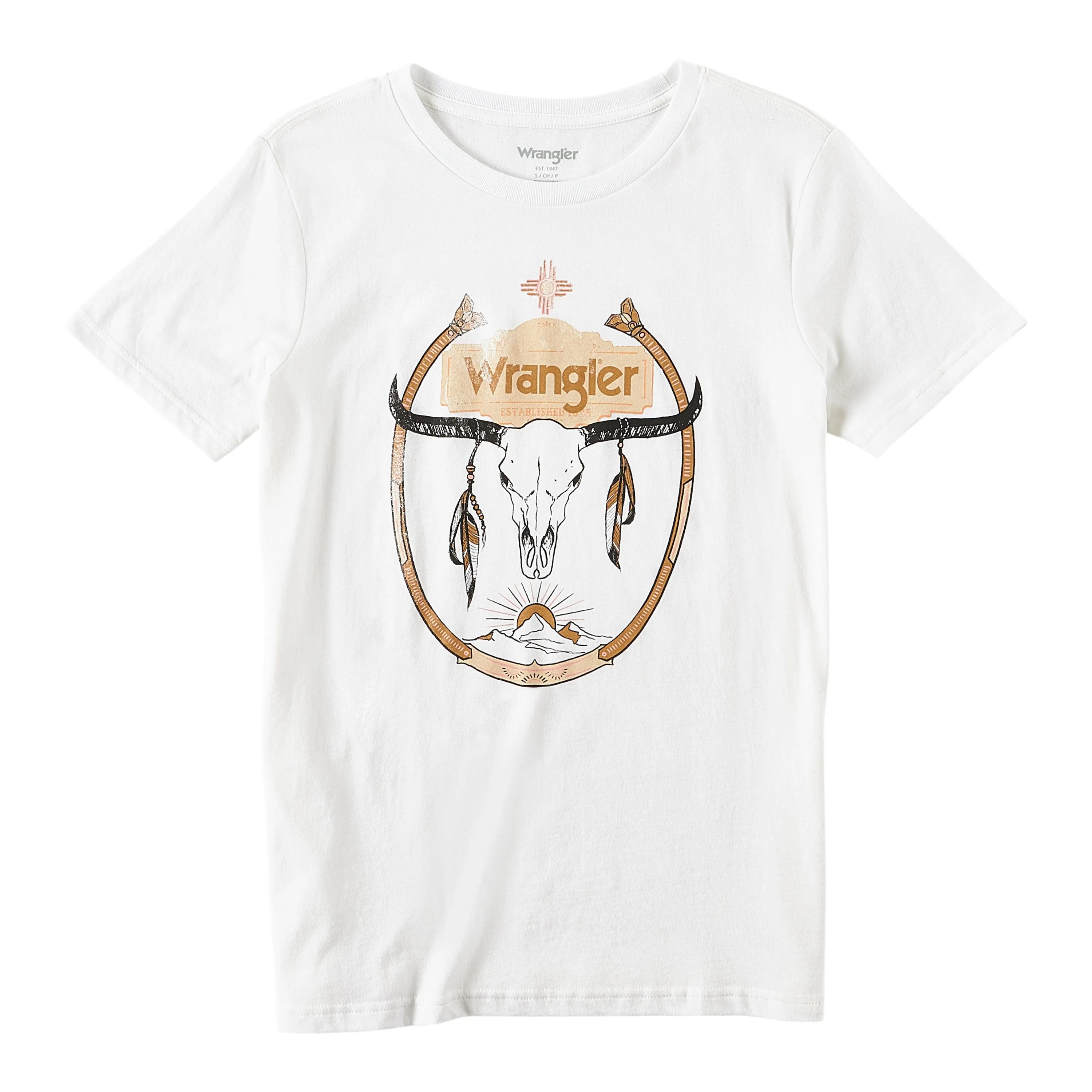 Wrangler Women's Retro Steer Head Sunrise Graphic Tee 112318878